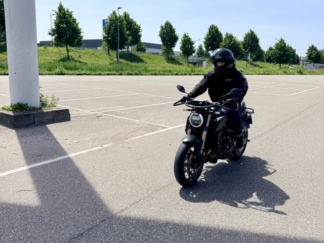 Rijles van de motor